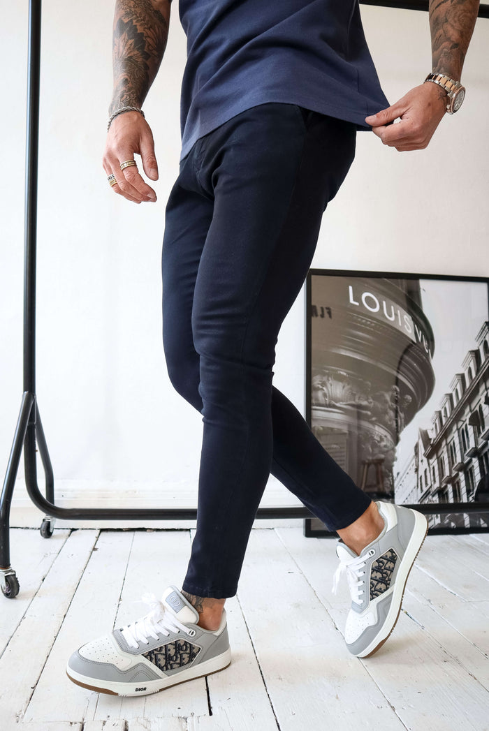 SPRAY-ON STRETCH CHINO - DARK NAVY