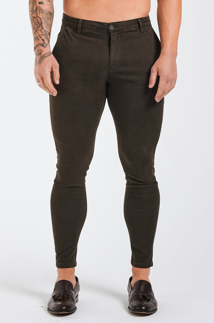 SPRAY-ON STRETCH CHINO – TIEFBRAUN