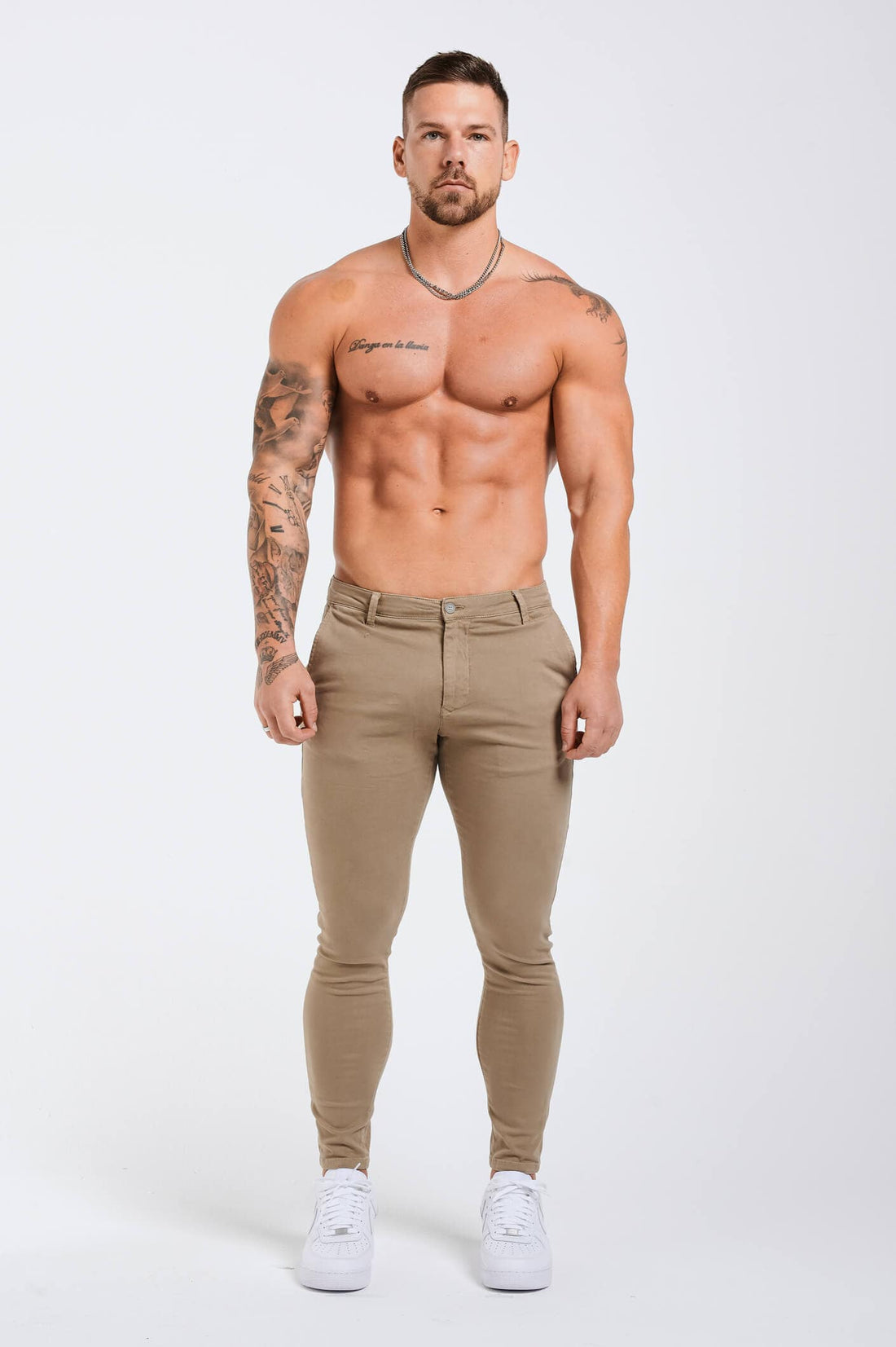 Legend London Trousers - chino SPRAY-ON STRETCH CHINO - DEEP SAGE