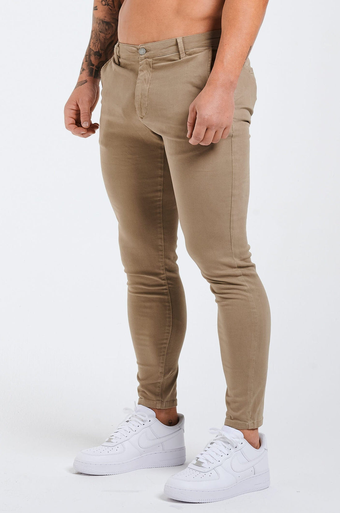 Legend London Trousers - chino SPRAY-ON STRETCH CHINO - DEEP SAGE