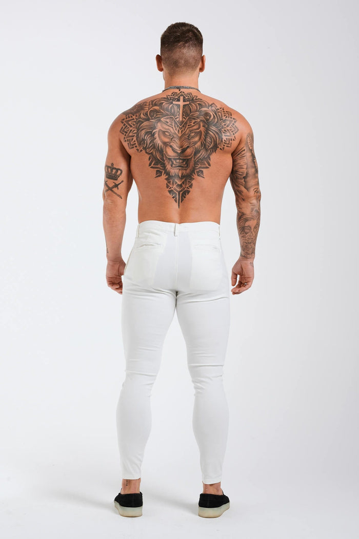 SPRAY-ON STRETCH CHINO - WHITE