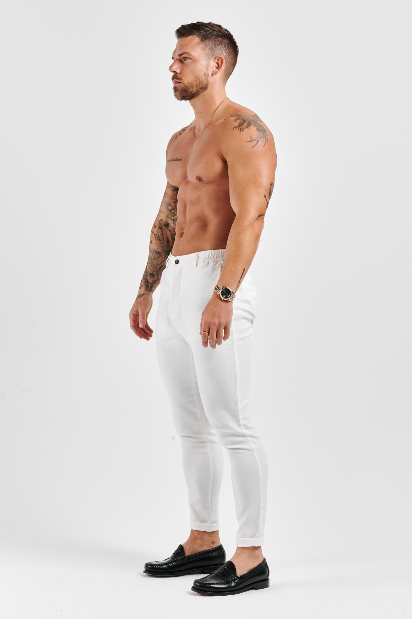 Legend London Trousers RESORT TROUSER - WHITE