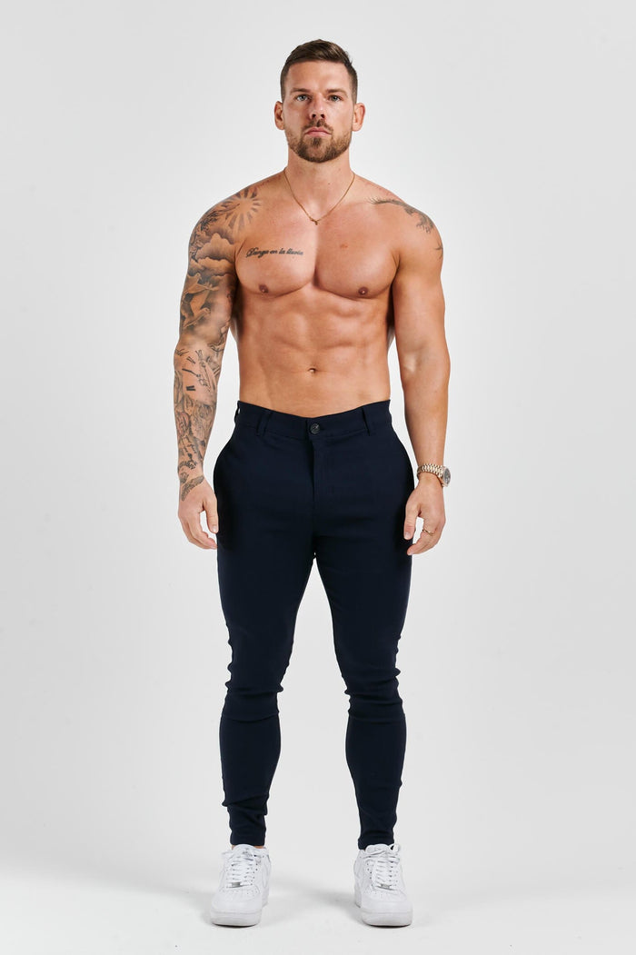 STRETCH COMFORT TROUSER - NAVY