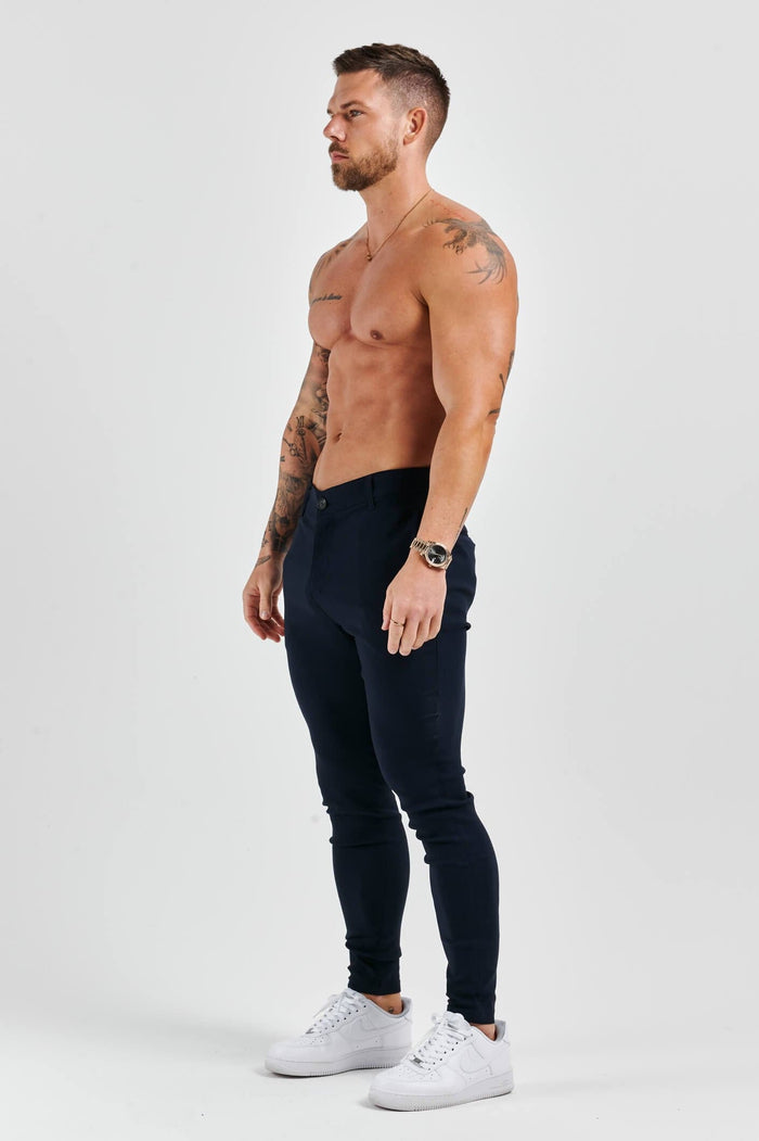 STRETCH COMFORT TROUSER - NAVY