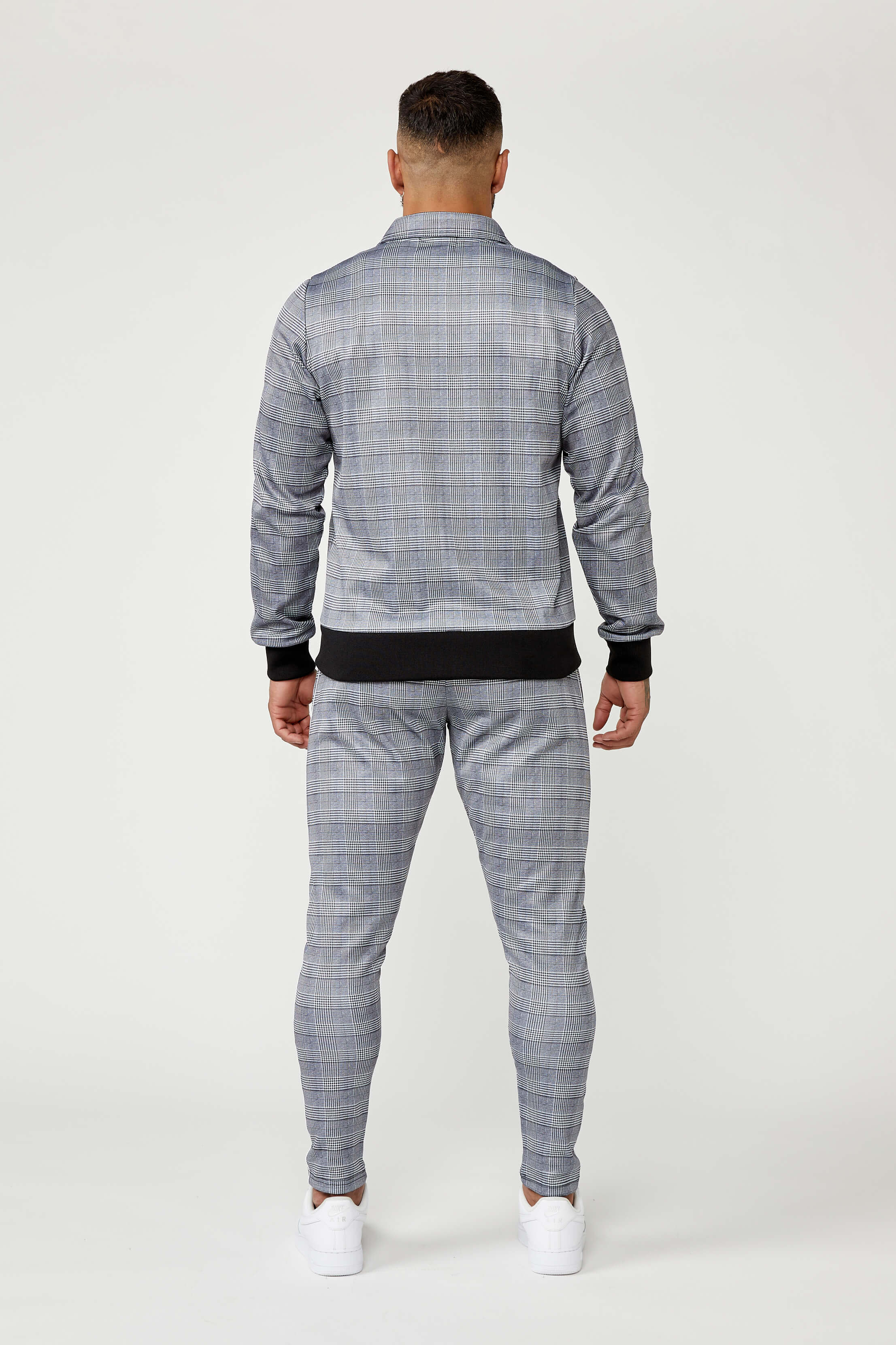 Nike gingham check track cheap jacket