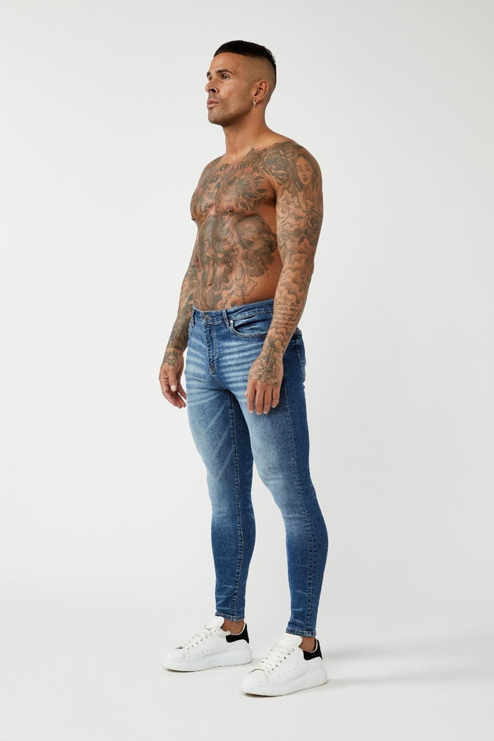 PREMIUM SKINNY FIT JEANS - DARK BLUE