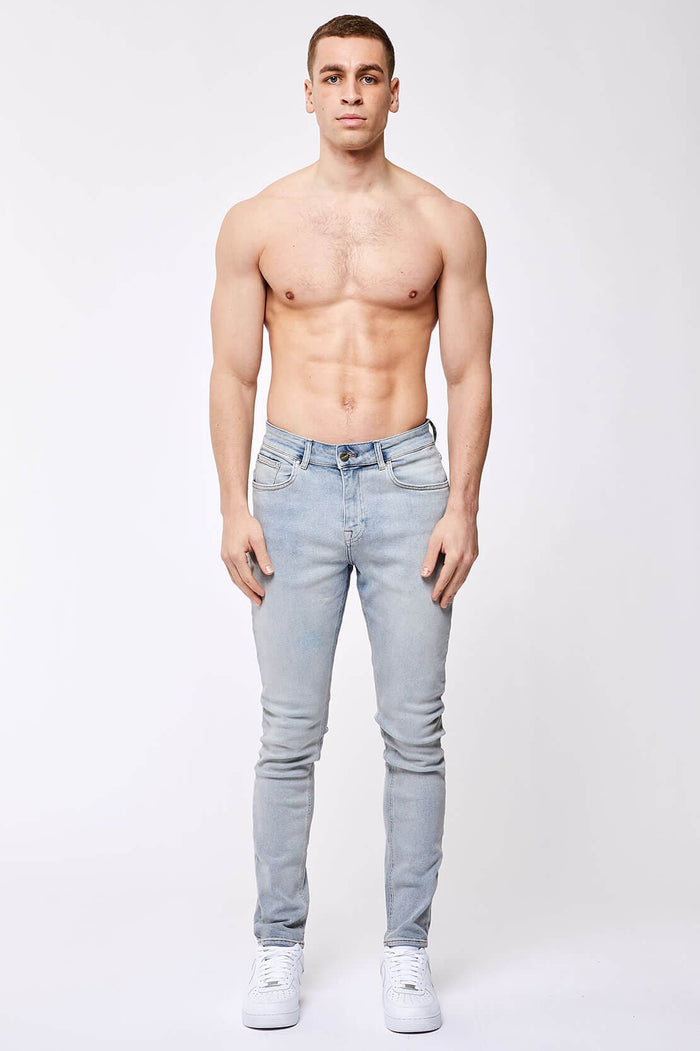 SLIM-FIT JEANS - OVERDYE ZANDWASH