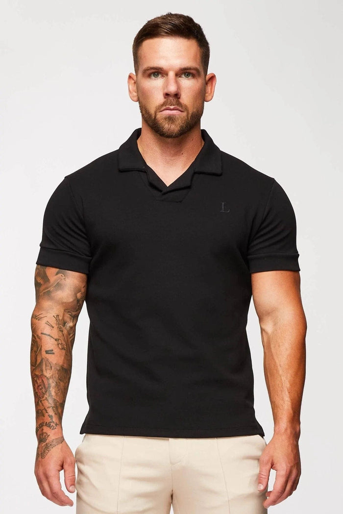 CORE POLO SHIRT RETOURKRAAG - ZWART