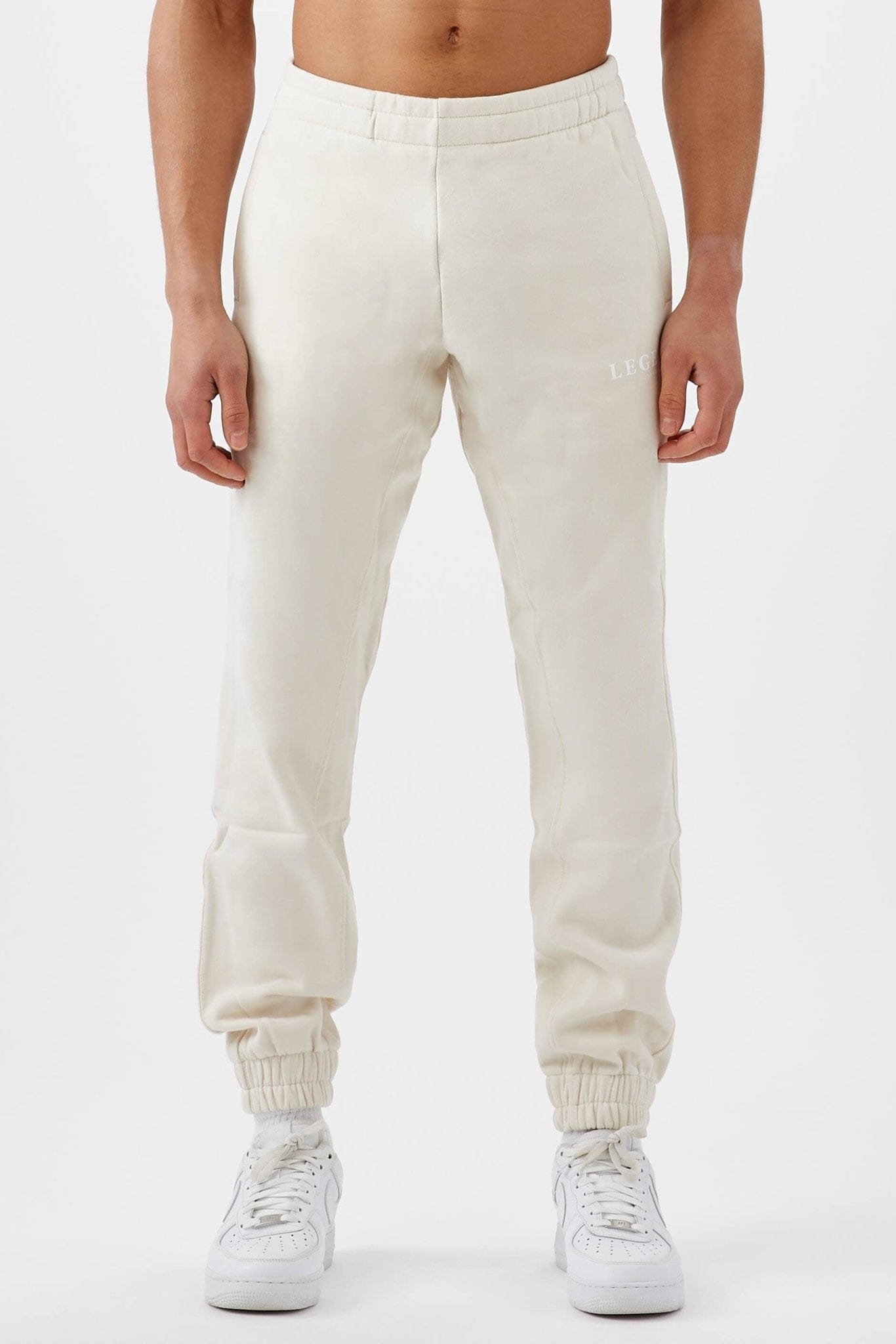 Mens white hot sale athletic pants