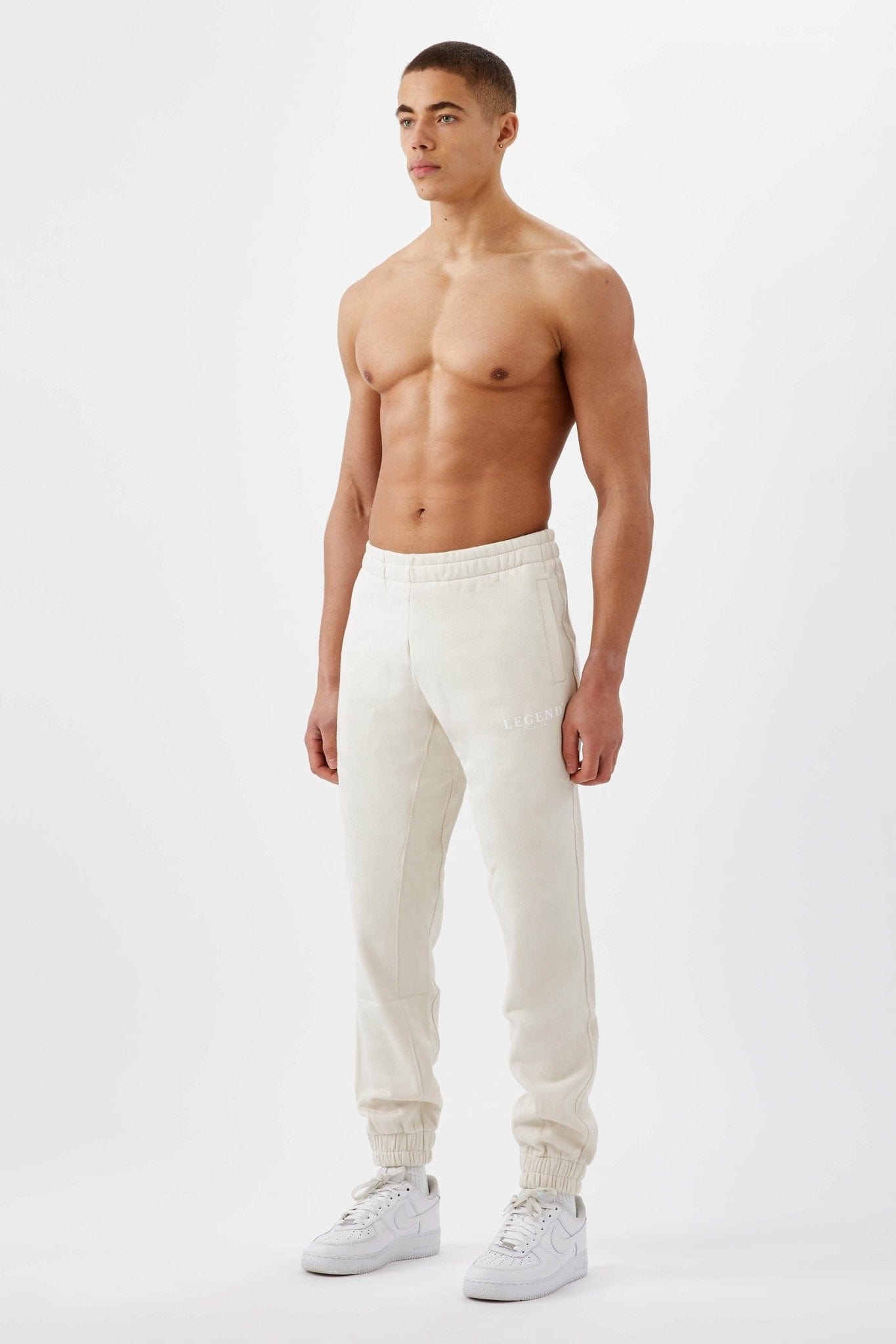 Cream best sale white sweatpants