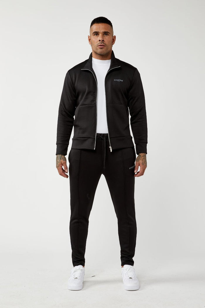 TRACKSUIT JACKET - BLACK