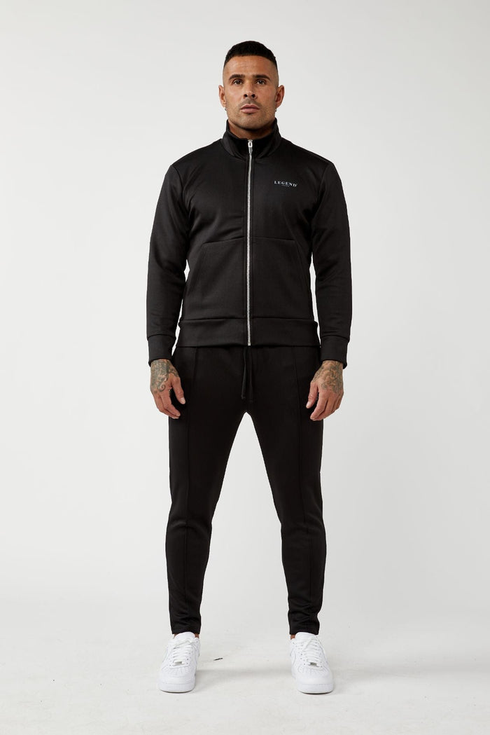 TRACKSUIT JACKET - BLACK