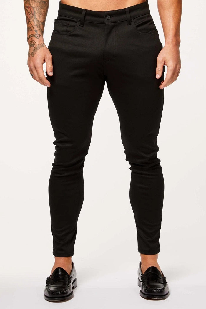 LUSTRE TROUSERS - BLACK