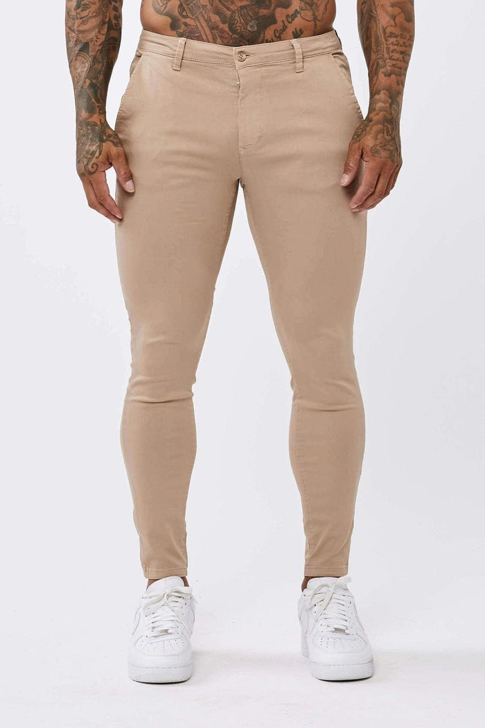 SPRAY-ON STRETCH CHINO - BEIGE