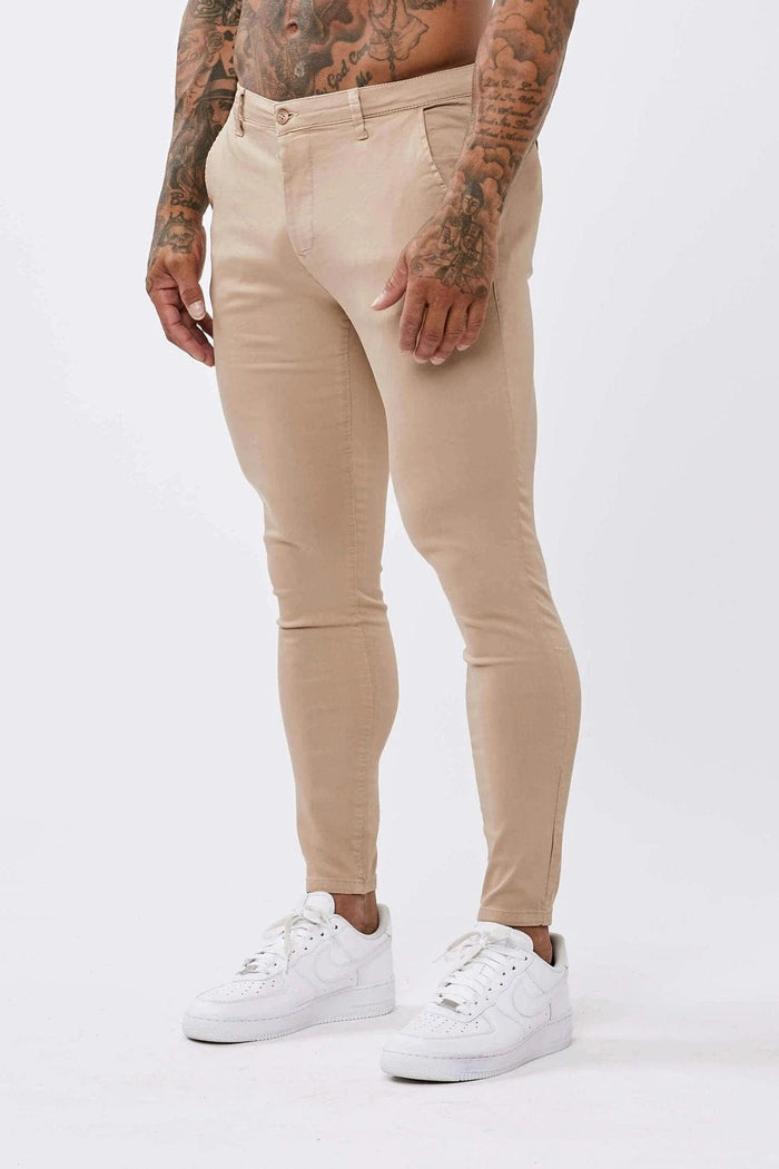 CHINO STRETCH SPRAY-ON - BEIGE