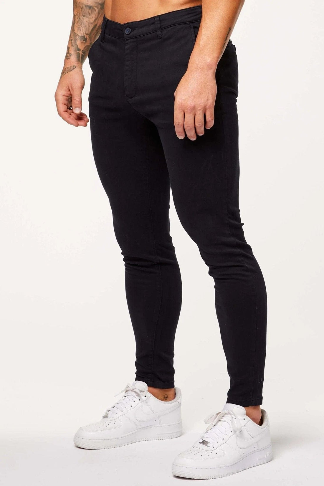 Legend London Trousers STRETCH CHINO - DARK NAVY