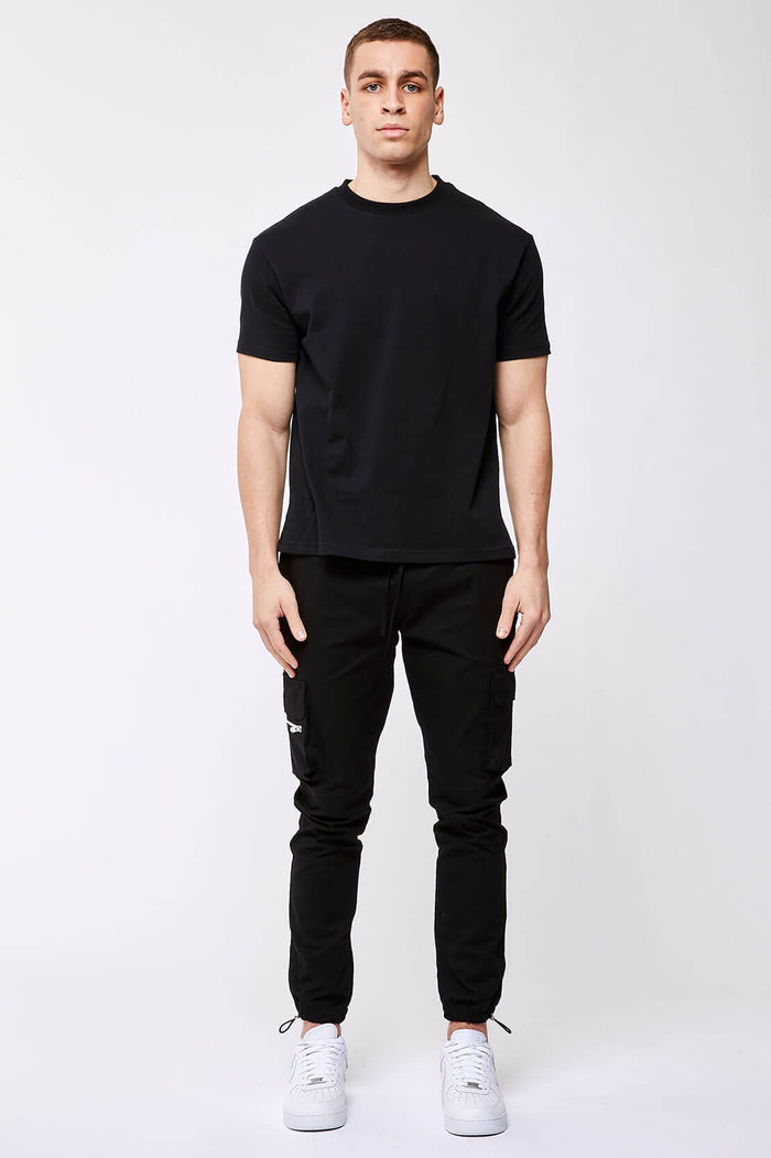 UTILITY CARGO PANTS - BLACK