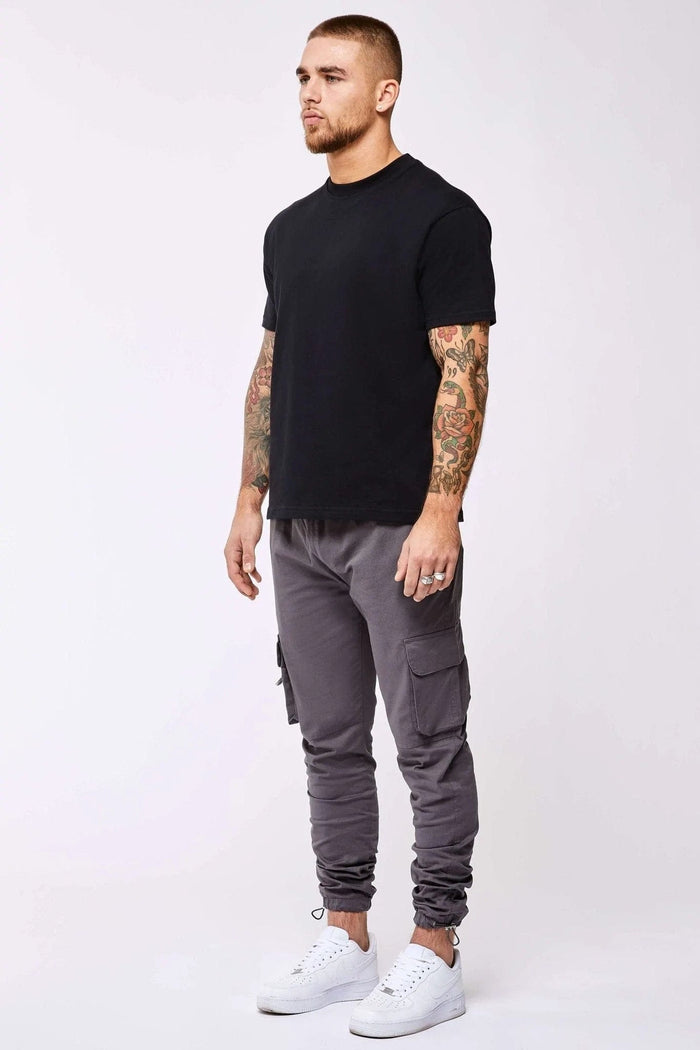 PANTALONES CARGO UTILITY - GRIS OSCURO