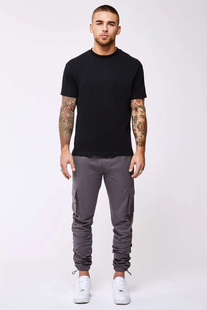 PANTALONES CARGO UTILITY - GRIS OSCURO