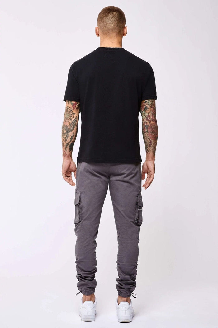 UTILITY CARGO PANTS - DARK GREY