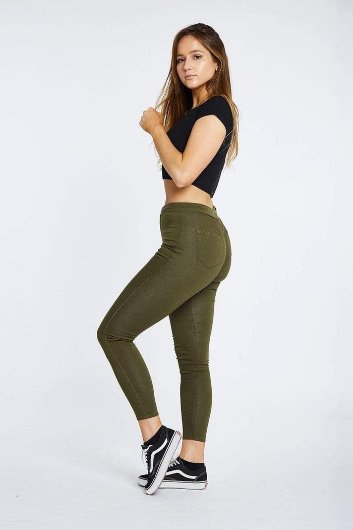 KHAKI - NON RIPPED JEANS