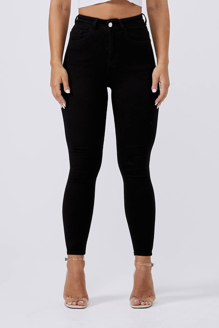 Jeans ajustados - negro