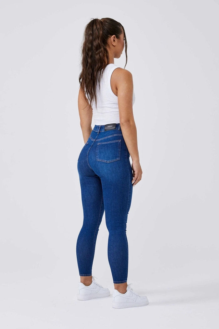 SKINNY JEANS - DONKERBLAUW