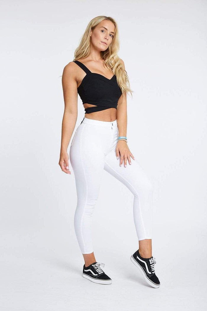 WHITE JEANS - NON-RIPPED