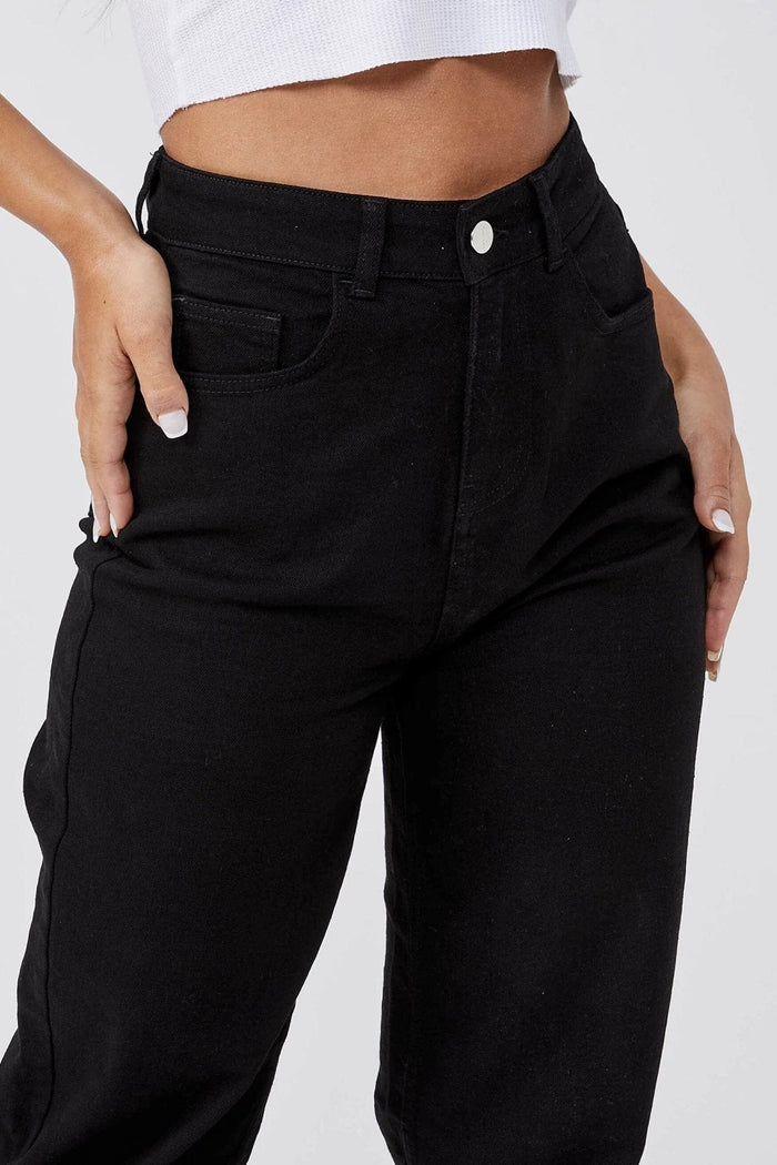 BAGGY JEANS - ZWART