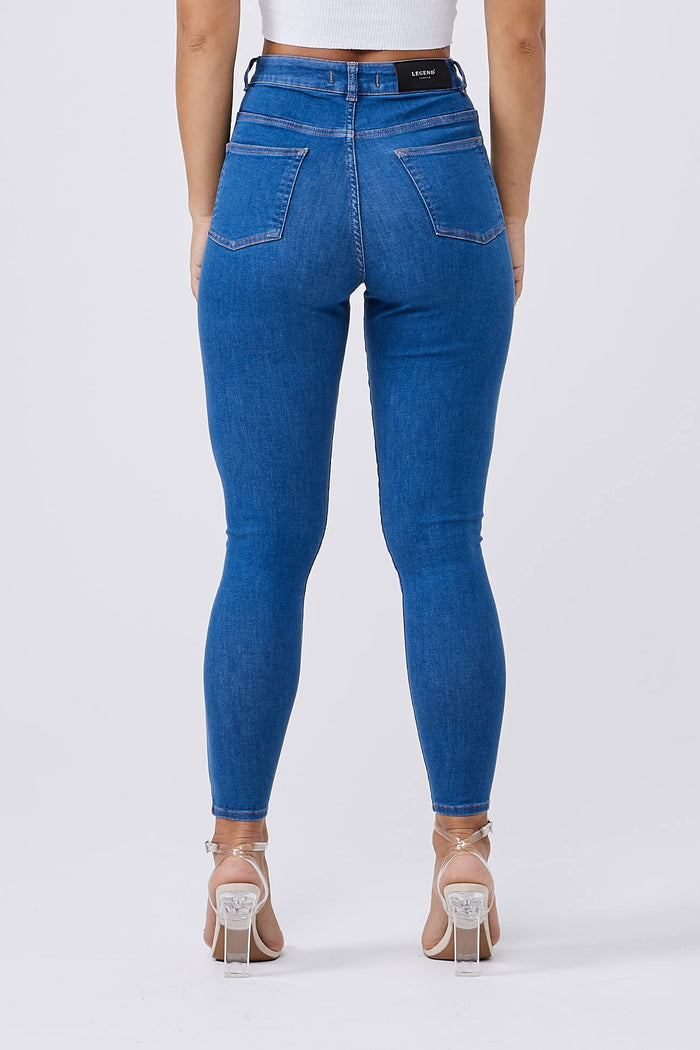 SKINNY JEANS - AZUURBLAUW